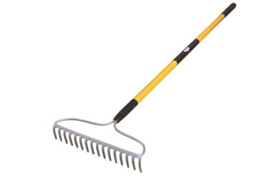 Image showing  16.75 in. Carbon Steel Pro Bow Rake