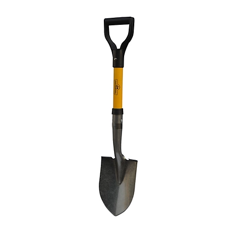 GroundWork 19.5 in. Fiberglass Handle Mini Shovel