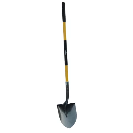 GroundWork Round Point Shovel with 47.44 in Fiberglass Handle Shovels & Digging Tools