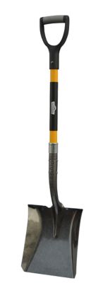 Image showing  31.7 in. Fiberglass Handle Pro Square Point Shovel with D-Grip