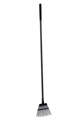 GroundWork 8.75 in. Carbon Steel Shrub Rake