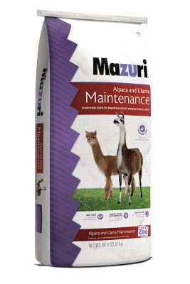 Mazuri Alpaca and Llama Maintenance Feed, 50 lb. Bag