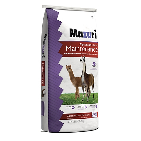 Mazuri Alpaca and Llama Maintenance Feed, 50 lb. Bag