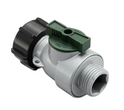 Image showing  3/4 in. Metal Hose Connector with Shutoff