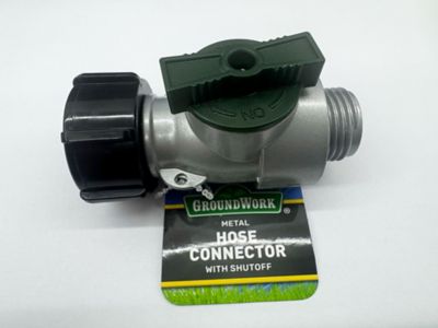 Image showing  3/4 in. Metal Hose Connector with Shutoff