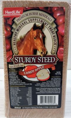 Evolved Habitats HerdLife Sturdy Steed Candy Apple Horse Treats, 4 lb.