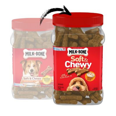 Image showing  Soft and Chewy Chicken Flavor Dog Treats, 25 oz.