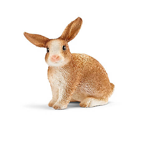 NEW * Papo STANDING HARE solid plastic toy wild zoo woodland animal rabbit 