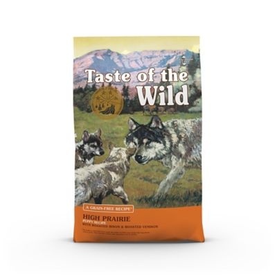 Taste of the Wild High Prairie Puppy Recipe with Roasted Bison & Roasted Venison Dry Dog Food Quality Dog Food Looks, Feels, Tastes Good