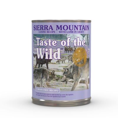 Taste of the Wild Sierra Mountain Canine Recipe with Lamb in Gravy Wet Dog Food, 13.2 oz. Can