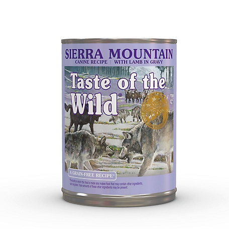 Taste of the Wild Sierra Mountain Canine Recipe with Lamb in Gravy Wet Dog Food, 13.2 oz. Can
