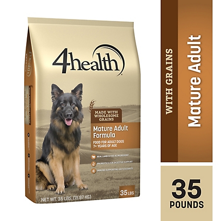 4health with Wholesome Grains Adult 7+ Lamb Formula Dry Dog Food