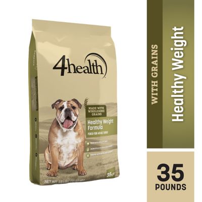 4health with Wholesome Grains Adult Healthy Weight Chicken Formula Dry Dog Food Good Dog food for weight management