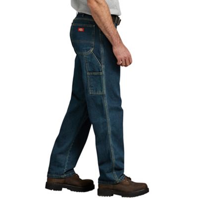 Image showing  Men's Relaxed Fit Mid-Rise Carpenter Denim Work Jeans