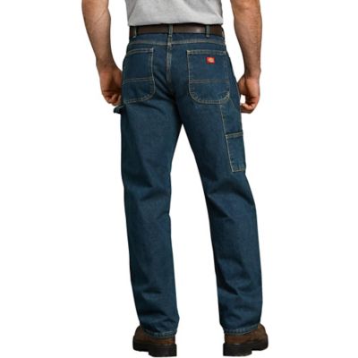 Image showing  Men's Relaxed Fit Mid-Rise Carpenter Denim Work Jeans