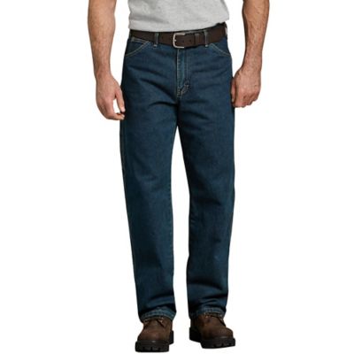 Dickies Men's Relaxed Fit Mid-Rise Carpenter Denim Work Jeans