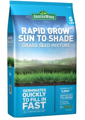 GroundWork 5 lb. Sun and Shade Coated Grass Seed Mix, North