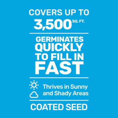 Image showing  5 lb. 3,500 sq. ft. Sun and Shade Coated Grass Seed Mix, North