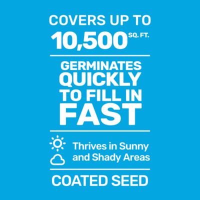 Image showing  15 lb. 10,500 sq. ft. Sun and Shade Coated Grass Seed Mix, North