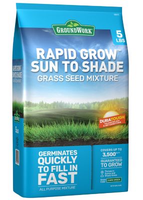 GroundWork 5 lb. Sun and Shade Coated Grass Seed Mix, South