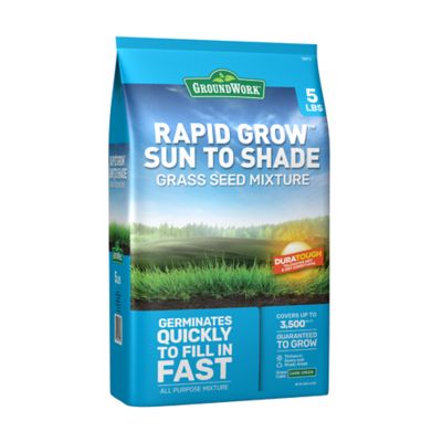 GroundWork 5 lb. Sun and Shade Coated Grass Seed Mix, South