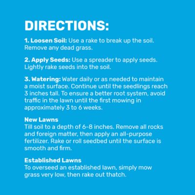 Image showing 6 th GroundWork 15 lb. 10,500 sq. ft. Sun and Shade Coated Grass Seed Mix, South