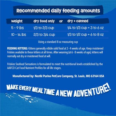 Image showing 6 th Purina Friskies Seafood Sensations Salmon, Tuna and Shrimp Recipe Dry Cat Food