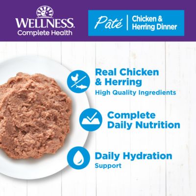 Image showing  Chicken & Herring Dinner Pate Wet Cat Food, 5.5 oz.