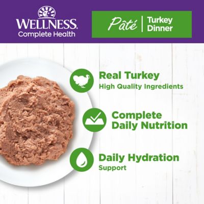 Image showing  All Life Stages Natural Grain-Free Turkey Pate Wet Cat Food, 5.5 oz. Can