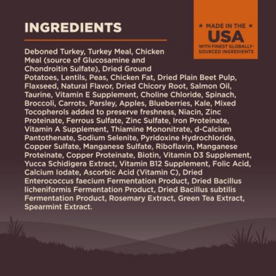 Image showing  Adult High-Protein Grain-Free Original Turkey and Chicken Recipe Dry Dog food
