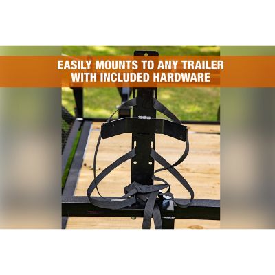 Image showing  50 lb. Capacity Steel Water Cooler Rack for Open/Enclosed Landscape Trailers