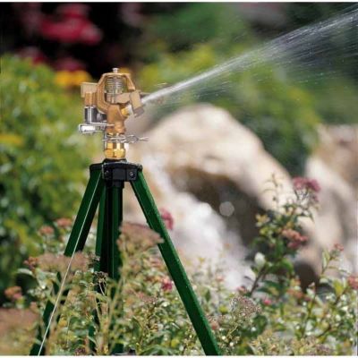 Orbit Brass Impact Garden Sprinkler Tripod Base 58308d At Tractor Supply Co