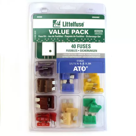 Littelfuse 5 to 30 Amp ATO Auto Fuse Kit 41 pcs. Automotive Fuses