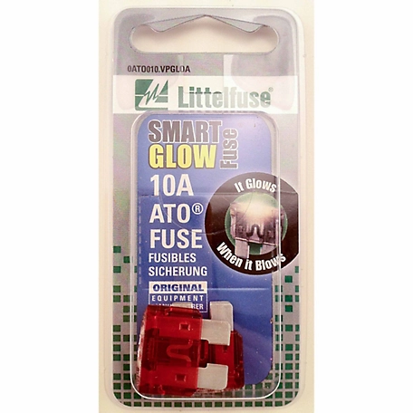 Littelfuse Smart Glow ATO 10A Blade Fuses, 2 pc.