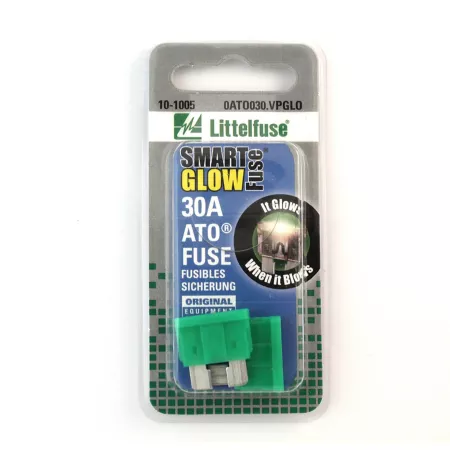 Littelfuse Smart Glow ATO 30A Blade Fuses 2 pcs. Automotive Fuses