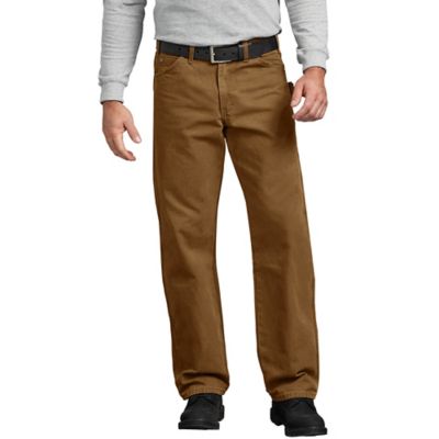 Image showing 0 th Dickies Men's Relaxed Fit Mid-Rise Straight Leg Sanded Duck Carpenter Work Jeans