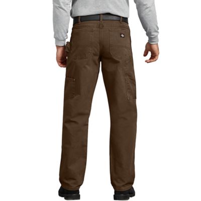 Image showing 1 th Dickies Men's Relaxed Fit Mid-Rise Straight Leg Sanded Duck Carpenter Work Jeans