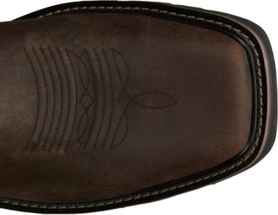 Image showing 3 th Justin Men's Steel Toe Driller Cowhide Stampede Collection Work Boots, 11 in.