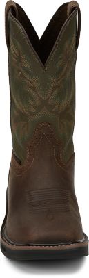 Image showing  Men's Steel Toe Driller Cowhide Stampede Collection Work Boots, 11 in.