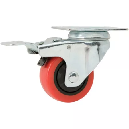 Waxman Pivot Titan 3 in 175 lb Capacity with Braked Polyurethane Casters Casters