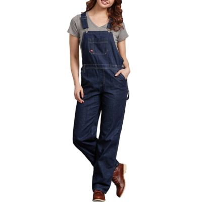 Image showing  Women's Relaxed Fit Straight Leg Bib Overalls
