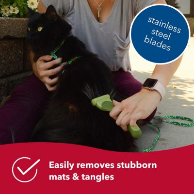 Image showing  Shed Magic De-Shedding Tool for Cats with Medium to Long Hair, W6128