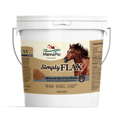 Manna Pro Simply Flax for Horses, 8 lb.