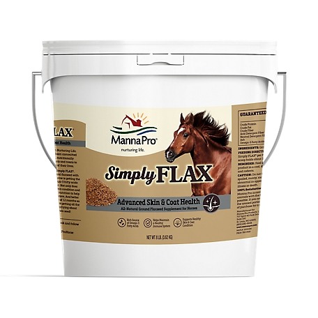 Manna Pro Simply Flax for Horses, 8 lb.