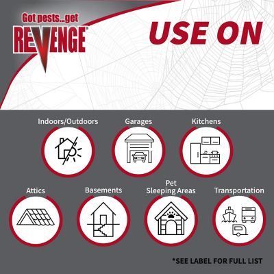 Image showing  128 oz. Ready-to-Use Spider Killer, Spray for Indoors & Outdoors, Long Lasting Formula Kills on Contact