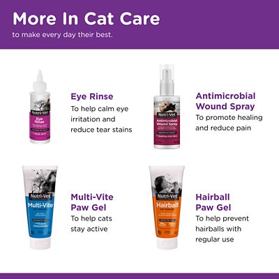 Image showing 7 th Nutri-Vet Uri-Ease Paw-Gel Salmon Flavor Urinary Treatment for Cats, 0.25 lb.