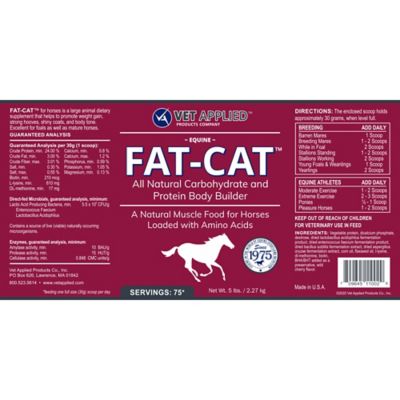 Image showing  FAT-CAT Equine Body Builder Horse Supplement