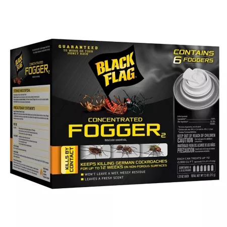 Black Flag 1.25 oz Concentrated insect repellent fogger pack of 6 Insecticides