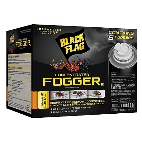 Black Flag 1.25 oz. Concentrated Insect Control Fogger, 6-Pack