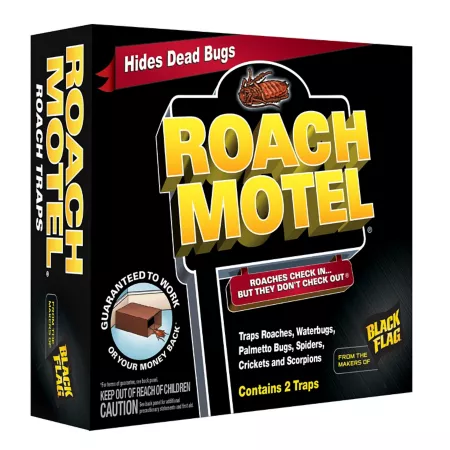 Black Flag Roach Motel Roach Trap 2-Pack Insect Traps